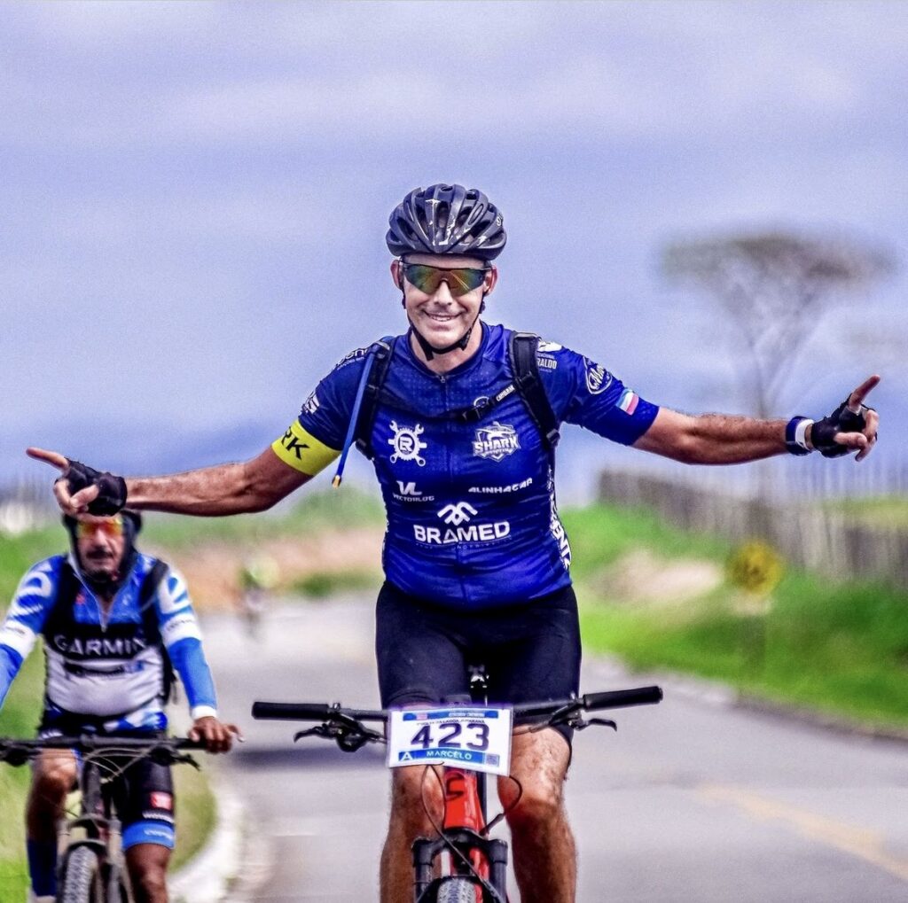 Marcelo Andrade in a 120 km race